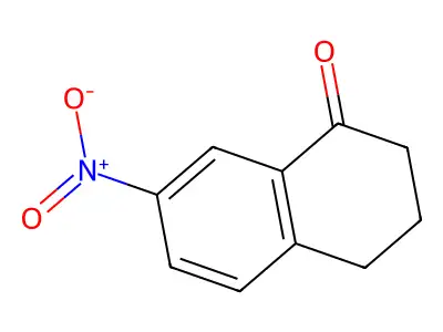 7-Nitro-1-tetralone structure