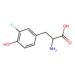 3-fluoro-DL-tyrosine structure