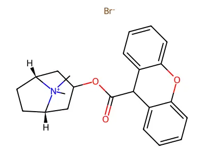 Trantelinium bromide structure