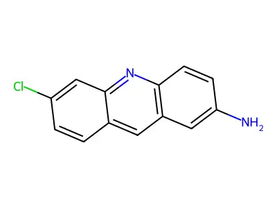 Acridine, 2-amino-6-chloro- structure