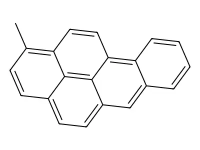 Methylbenzo(a)pyrene structure
