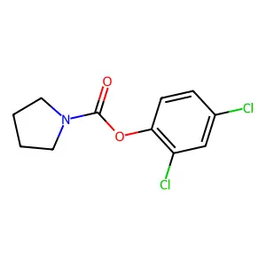 2,4-Dichlorophenyl 1-pyrrolidinecarboxylate structure