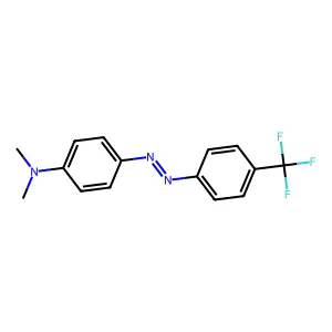 4-Dimethylamino-4'-trifluoromethylazobenzene structure