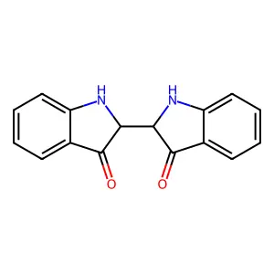 1,1',2,2'-Tetrahydro(2,2'-bi-3H-indole)-3,3'-dione structure