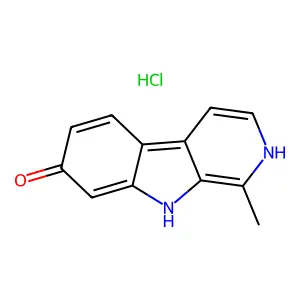 1-Methyl-2,9-dihydro-7H-pyrido(3,4-b)indol-7-one--hydrogen chloride (1/1) structure