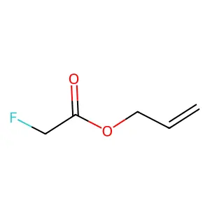Acetic acid, fluoro-, allyl ester structure