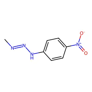1-Methyl-3-(4-nitrophenyl)-1-triazene structure