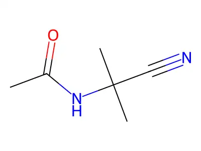 Acetamide, N-(1-cyano-1-methylethyl)- structure