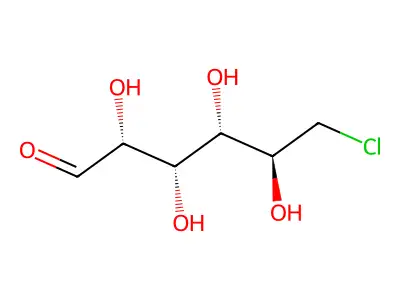 (2S,3R,4R,5R)-6-chloro-2,3,4,5-tetrahydroxyhexanal structure
