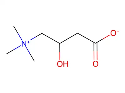 1-propanaminium, 3-carboxy-2-hydroxy-n,n,n-trimethyl-, inner salt structure