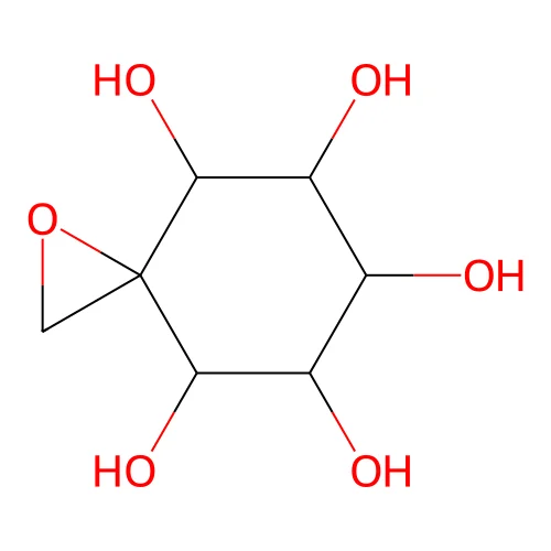 1-Oxaspiro[2.5]octane-4,5,6,7,8-pentol structure