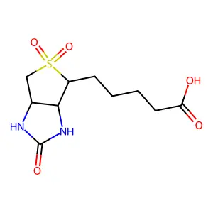Biotin sulfone structure