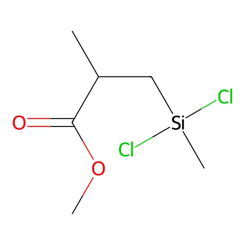 Methyl 3-[dichloro(methyl)silyl]-2-methylpropanoate structure
