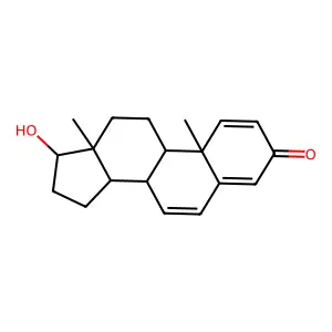 1,4,6-Androstatrien-3-one-17 beta-ol structure