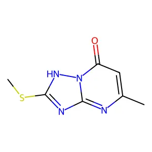 [1,2,4]Triazolo[1,5-a]pyrimidin-7-ol, 5-methyl-2-(methylthio)- structure