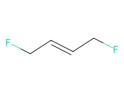 (E)-1,4-difluorobut-2-ene structure