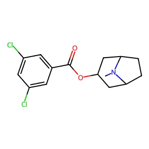 8-Methyl-8-azabicyclo(3.2.1)octan-3-yl 3,5-dichlorobenzoate structure