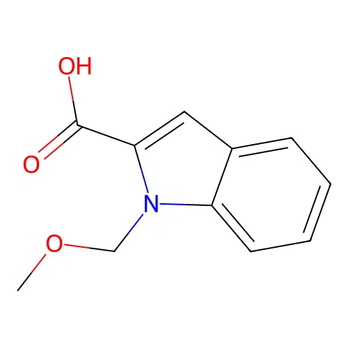 N-(methoxymethyl)indole-2-carboxylic acid structure