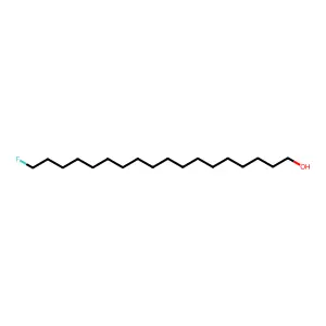 Octadecanol, 18-fluoro- structure