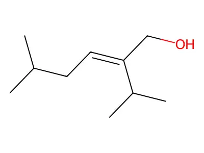 5-Methyl-2-propan-2-ylhex-2-en-1-ol structure
