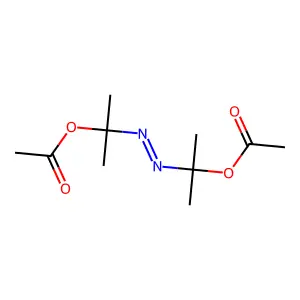 2,2a(2)-Azobis(2-acetoxypropane) structure
