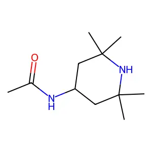 N-(2,2,6,6-Tetramethyl-4-piperidinyl)acetamide structure