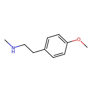 4-Methoxy-N-methylbenzeneethanamine structure