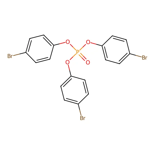 Tris(4-bromophenyl) phosphate structure