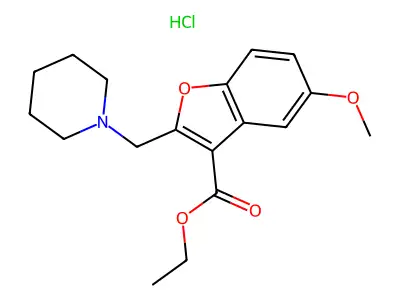 C18H23NO4.ClH structure