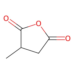 Methylsuccinic anhydride structure