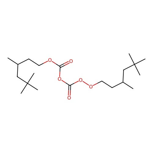 Bis(3,5,5-trimethylhexyl) peroxydicarbonate structure