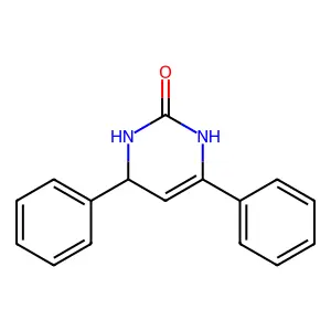 4,6-diphenyl-3,4-dihydro-1H-pyrimidin-2-one structure