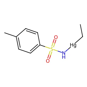 N-(Ethylmercuri)-p-toluenesulfonamide structure