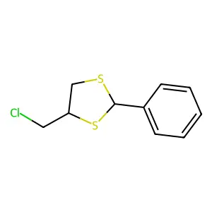 1,3-Dithiolane, 4-(chloromethyl)-2-phenyl- structure