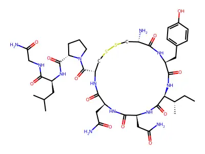 Oxytocin, 4-L-asparagine- structure