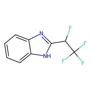 2-(1,2,2,2-Tetrafluoroethyl)-1H-benzimidazole structure
