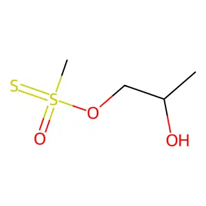 2-Hydroxypropyl methanethiolsulfonate structure