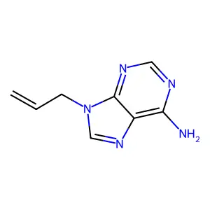 9H-Purin-6-amine, 9-(2-propenyl)- structure