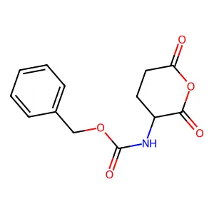 N-benzyloxycarbonyl-L-glutamic anhydride structure