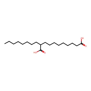 2-Octylundecanedioic acid structure