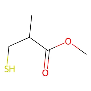 Methyl 2-methyl-3-mercaptopropionate structure