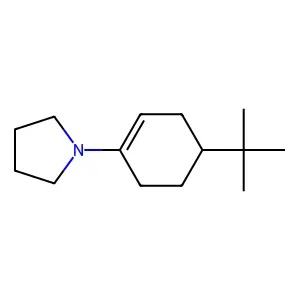 1-[4-(Tert-butyl)-1-cyclohexen-1-YL]pyrrolidine structure