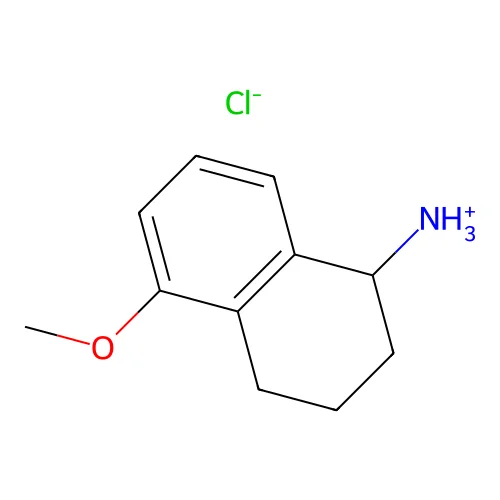 1-Naphthylamine, 5-methoxy-1,2,3,4-tetrahydro-, hydrochloride structure