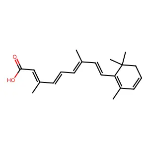 all-trans-3,4-Didehydro Retinoic Acid structure