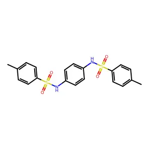 N,N'-1,4-Phenylenebis[4-methylbenzenesulfonamide] structure