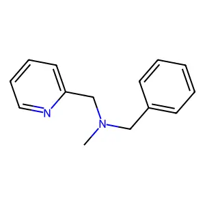 Benzyl(methyl)[(pyridin-2-yl)methyl]amine structure