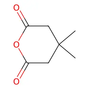 3,3-Dimethylglutaric anhydride structure