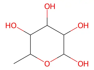 Alpha-D-Fucose structure
