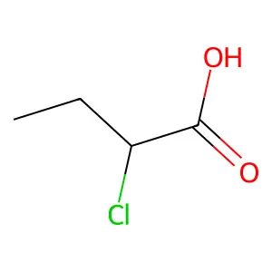 2-Chlorobutyric acid structure