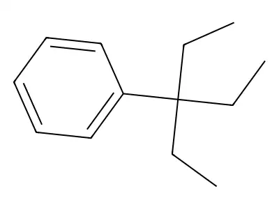(1,1-Diethylpropyl)benzene structure